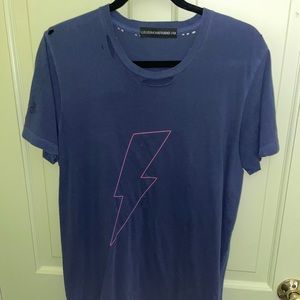 Oversized lightening bolt shirt